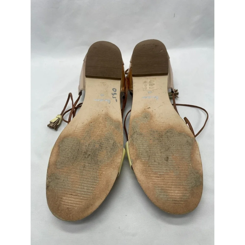 Boden Sandals Sienna Women's Shoes Leather Lace Up Ankle Tie - EUR 40 US 9